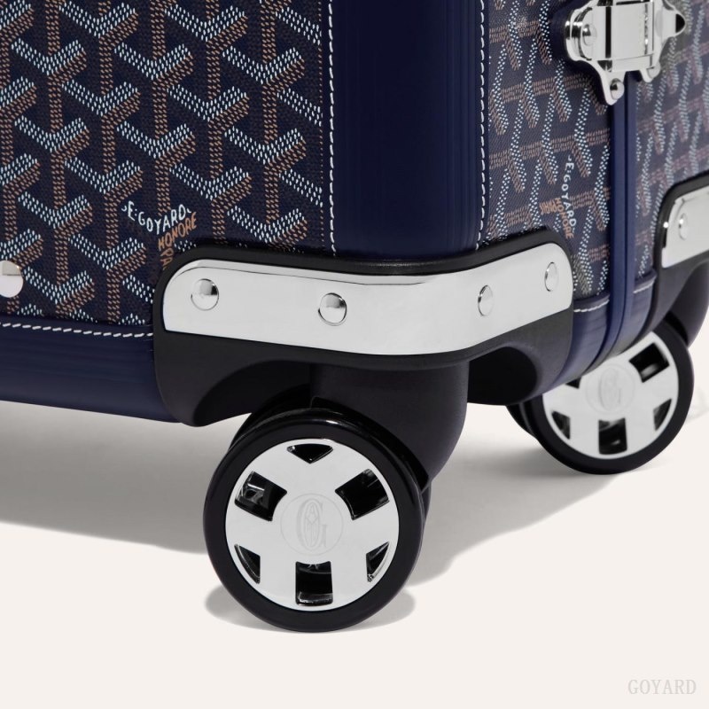 Goyard BOURGET PM TROLLEY CASE Navy Blue | LSSU7508