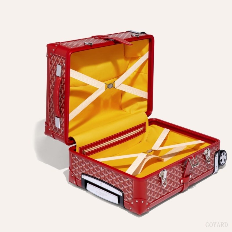 Goyard BOURGET PM TROLLEY CASE Red | XKTL4290