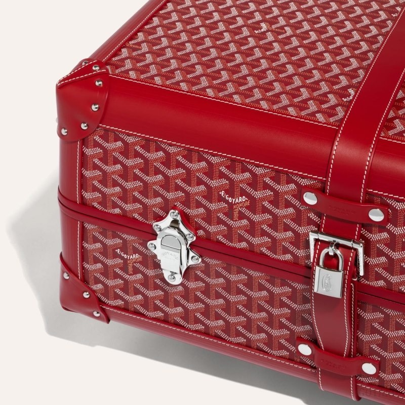 Goyard BOURGET PM TROLLEY CASE Red | XKTL4290