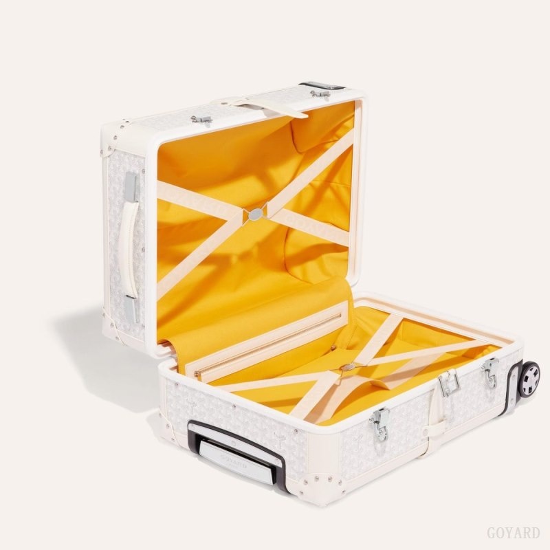 Goyard BOURGET PM TROLLEY CASE White | MYPN6286