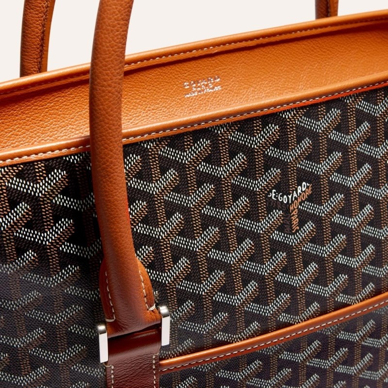 Goyard BOURGOGNE BAG Black / Brown | AWVV8985