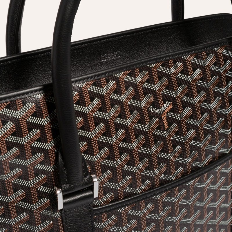 Goyard BOURGOGNE BAG Black | FDUE3755