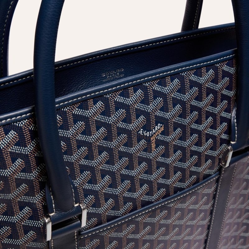 Goyard BOURGOGNE BAG Navy Blue | IWDJ1577