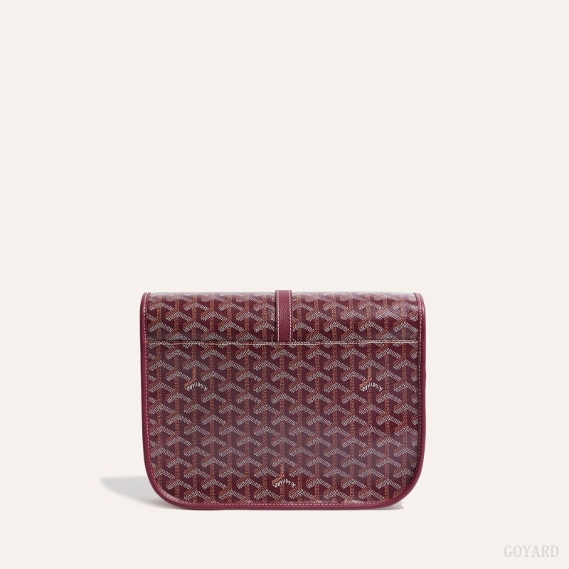 Goyard Belvedere MM Bag Burgundy | BOCK3454