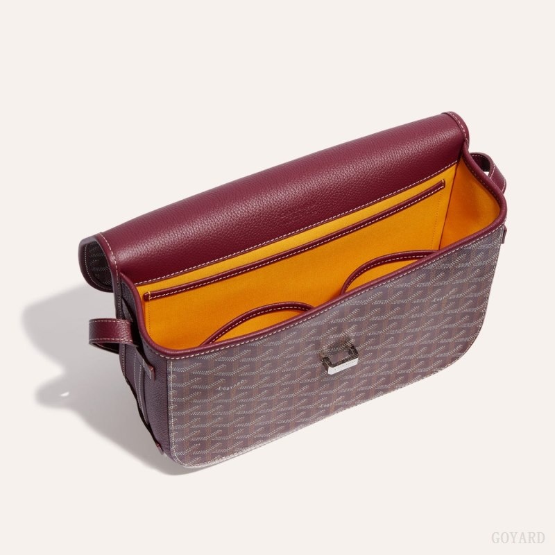 Goyard Belvedere MM Bag Burgundy | BOCK3454