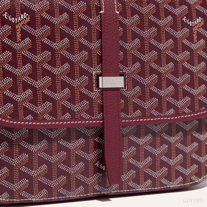 Goyard Belvedere MM Bag Burgundy | BOCK3454