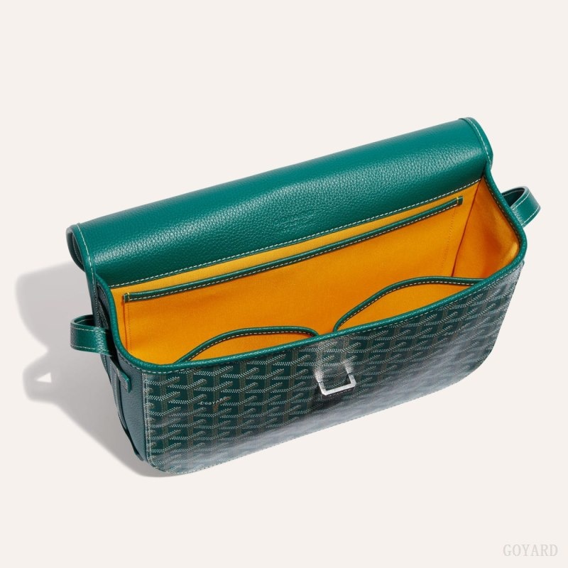 Goyard Belvedere MM Bag Green | MILO3271