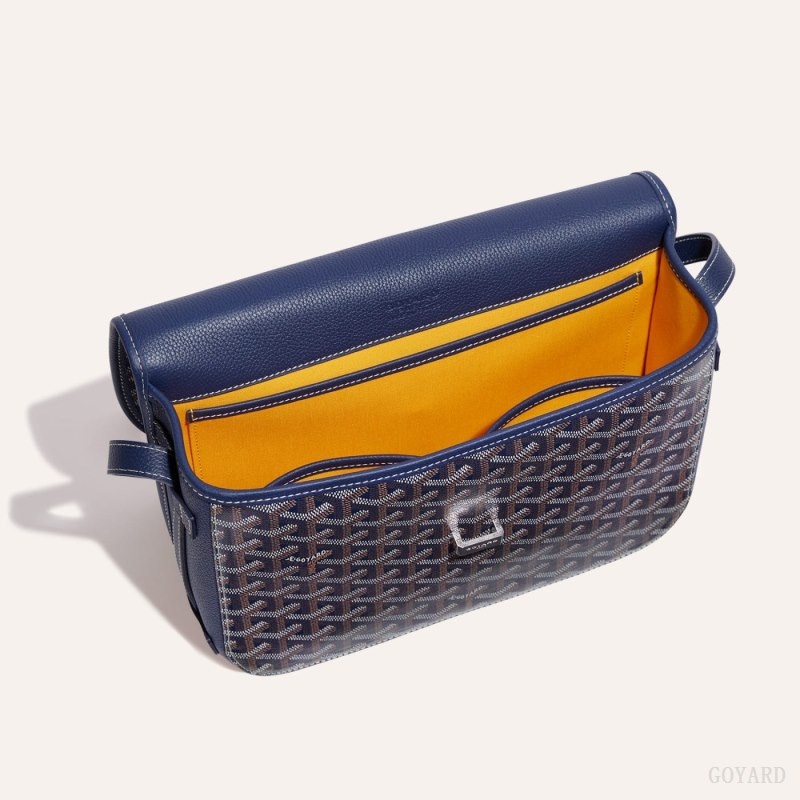 Goyard Belvedere MM Bag Navy Blue | MWJA3892