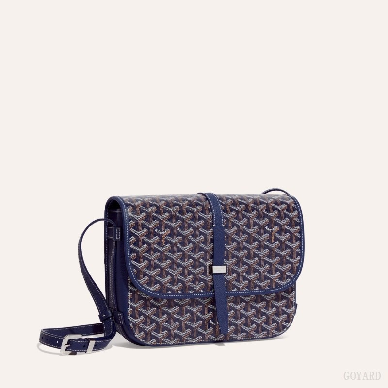 Goyard Belvedere MM Bag Navy Blue | MWJA3892