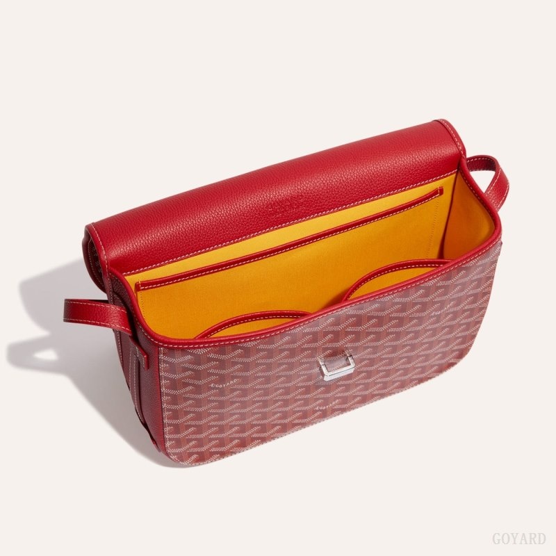 Goyard Belvedere MM Bag Red | LCNZ8563