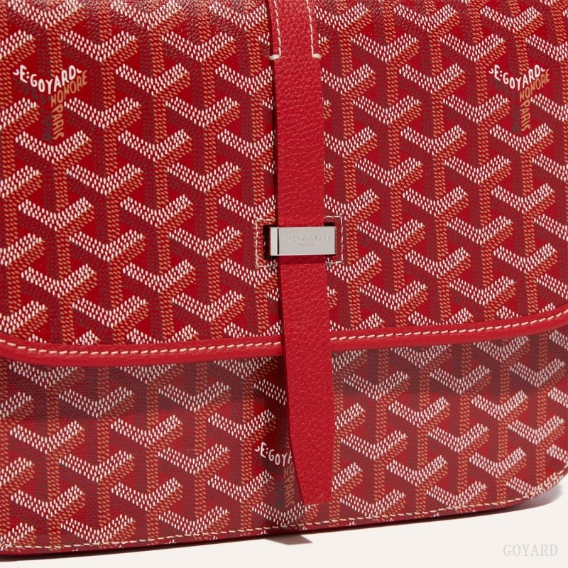 Goyard Belvedere MM Bag Red | LCNZ8563