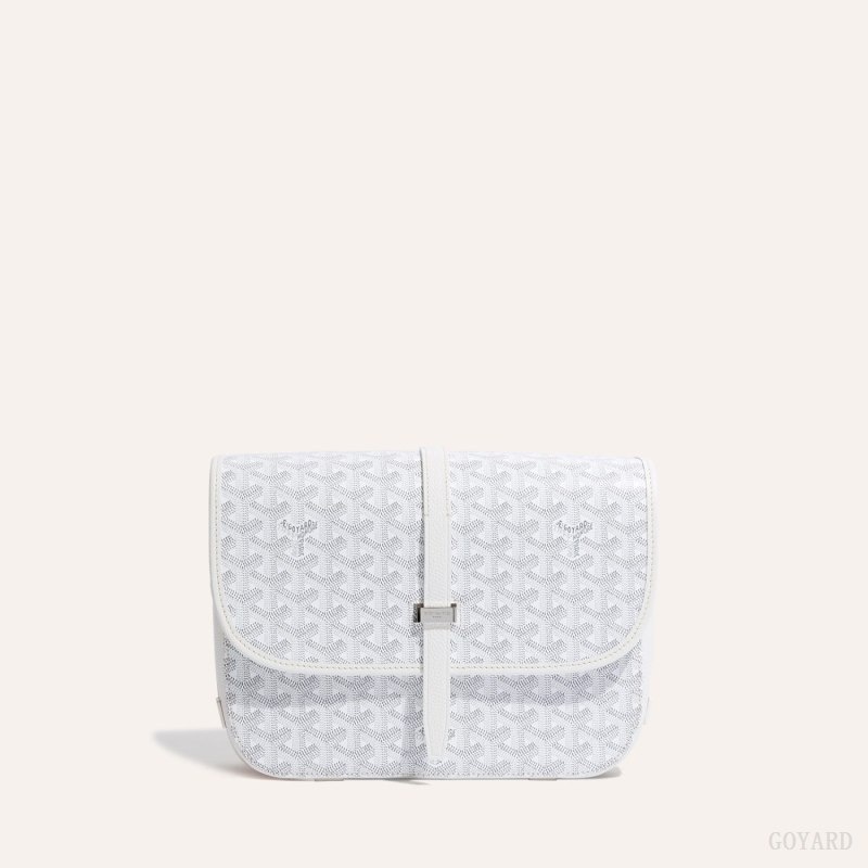 Goyard Belvedere MM Bag White | RJUO6966