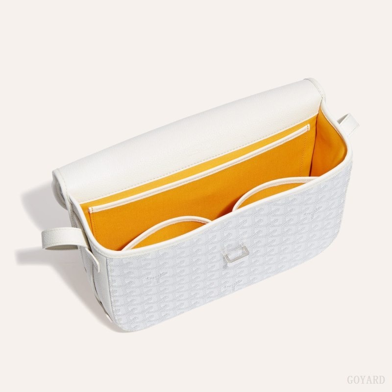 Goyard Belvedere MM Bag White | RJUO6966