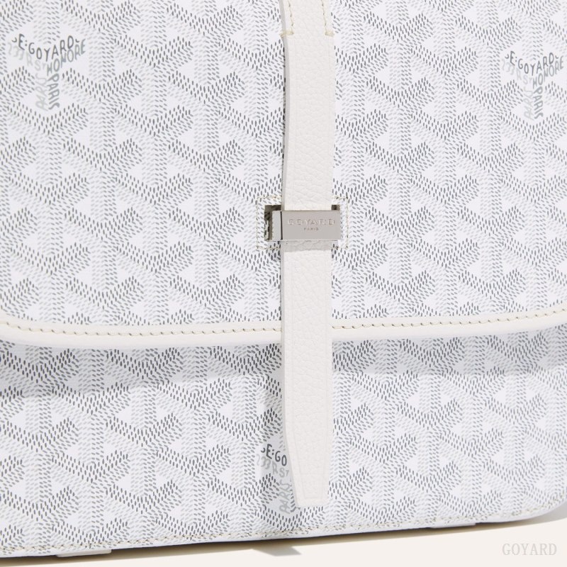 Goyard Belvedere MM Bag White | RJUO6966