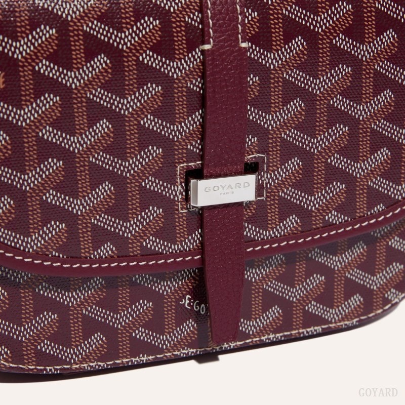 Goyard Belvedere PM Bag Burgundy | HISC6324