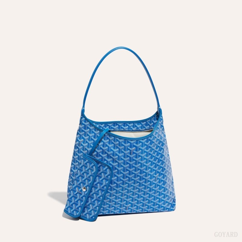 Goyard Bohème Hobo Bag Blue | QSSH9264