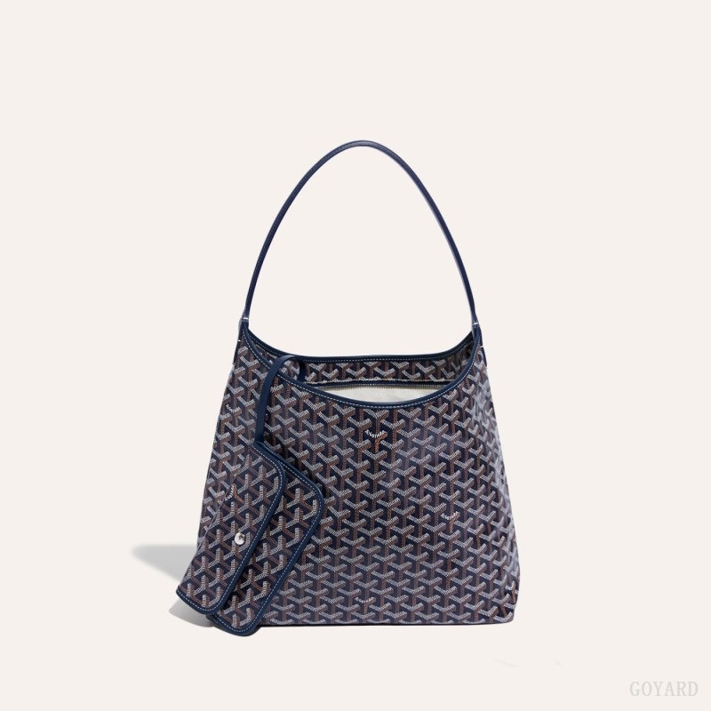 Goyard Bohème Hobo Bag Navy Blue | IALV4395