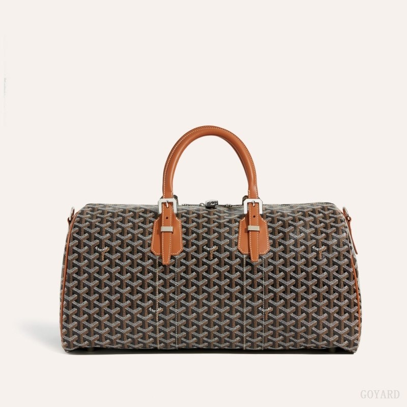 Goyard Boston 45 bag Black / Brown | HSSH6695