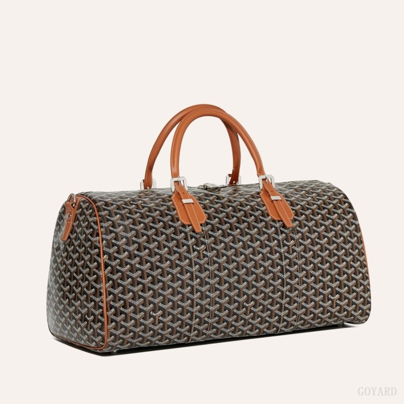 Goyard Boston 50 bag Black / Brown | EONK4873