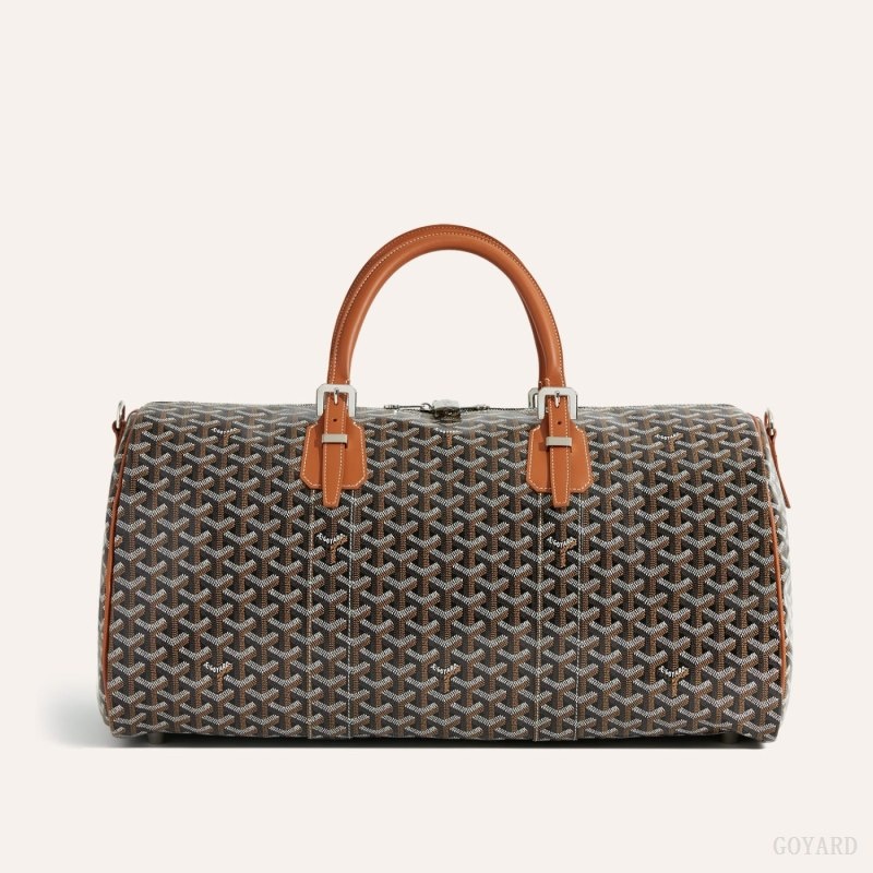 Goyard Boston 50 bag Black / Brown | EONK4873