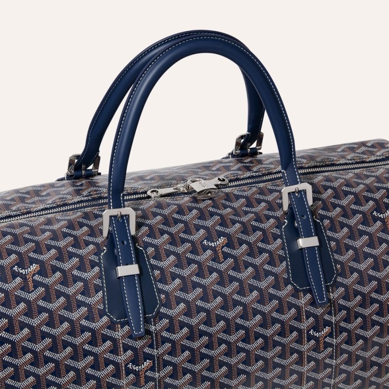 Goyard Boston 50 bag Navy Blue | HDFO9612