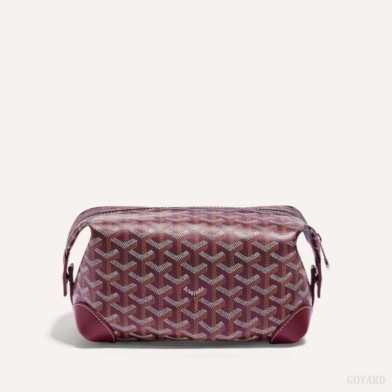 Goyard Bowling 25 Toiletry Bag Burgundy | GMUV8306