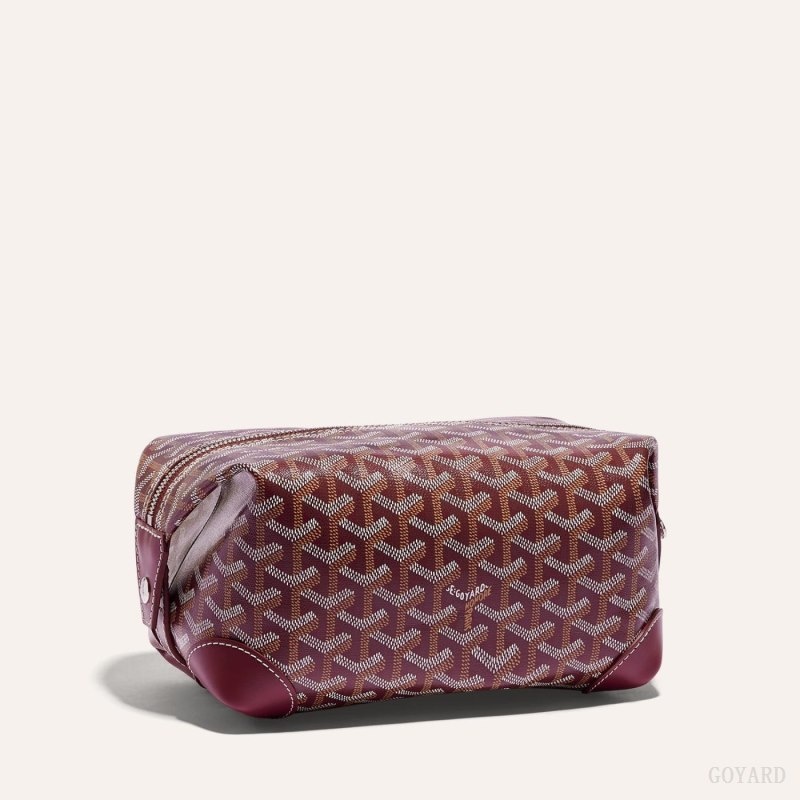 Goyard Bowling 25 Toiletry Bag Burgundy | GMUV8306