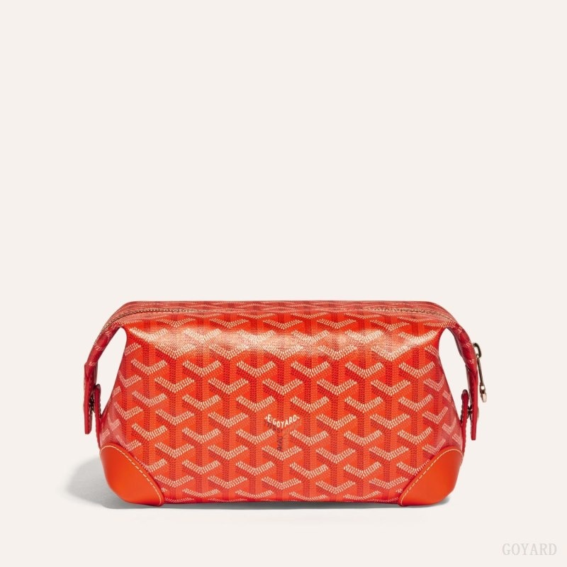 Goyard Bowling 25 Toiletry Bag Orange | UHKG5680