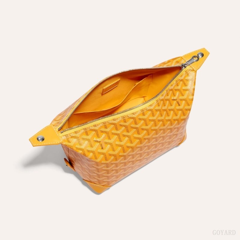 Goyard Bowling 25 Toiletry Bag Yellow | LMAE1302