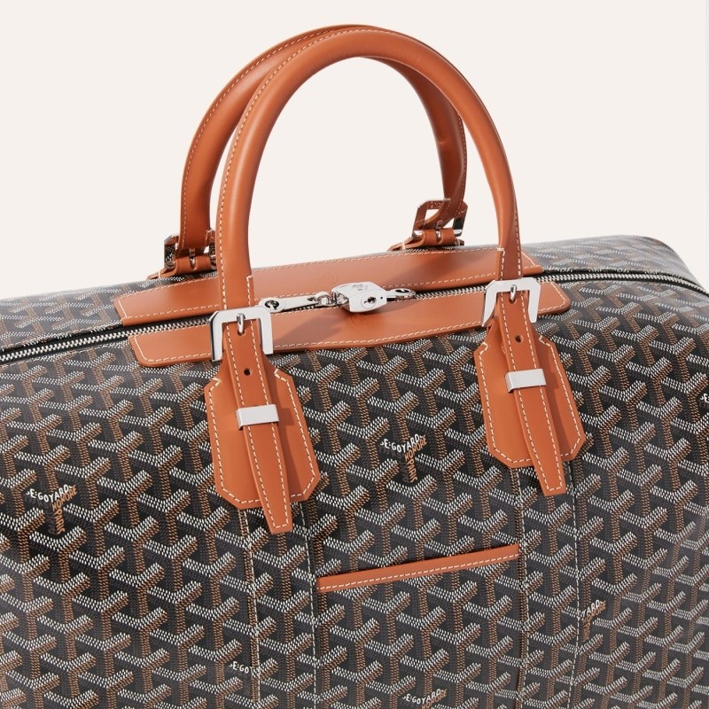 Goyard Bowling 45 bag Black / Brown | IVWB0617