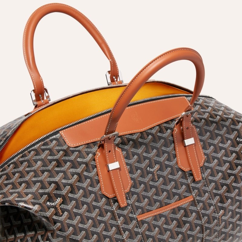 Goyard Bowling 45 bag Black / Brown | IVWB0617