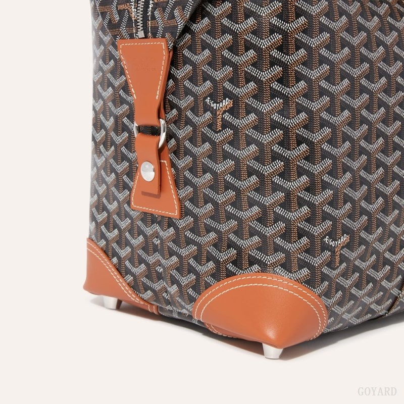 Goyard Bowling 45 bag Black / Brown | IVWB0617