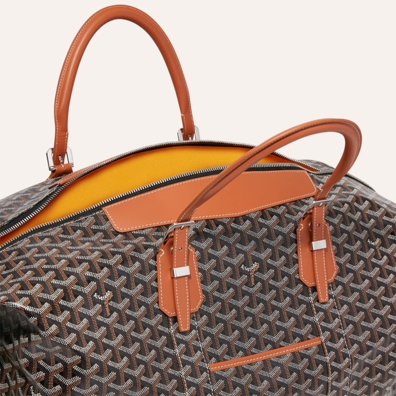 Goyard Bowling 55 bag Black / Brown | UUNZ1117