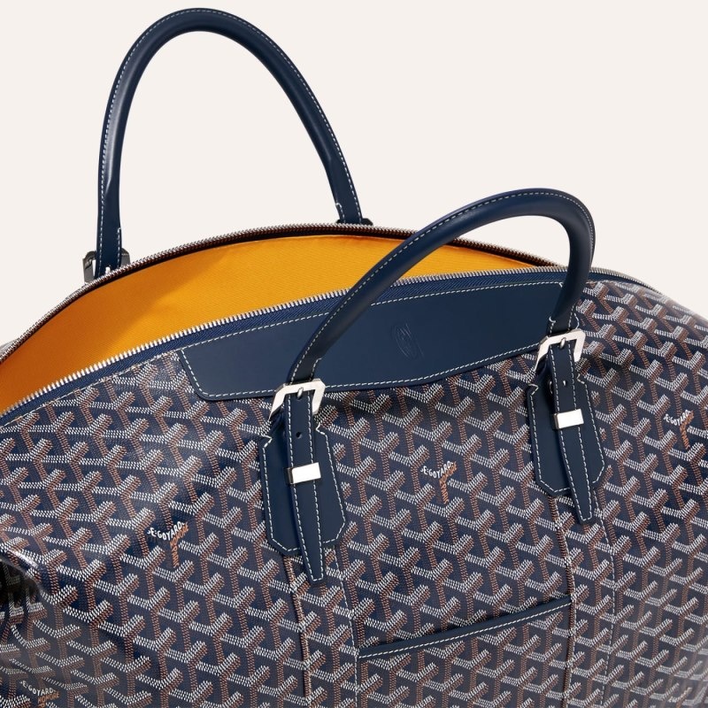 Goyard Bowling 55 bag Navy Blue | OUQQ9725