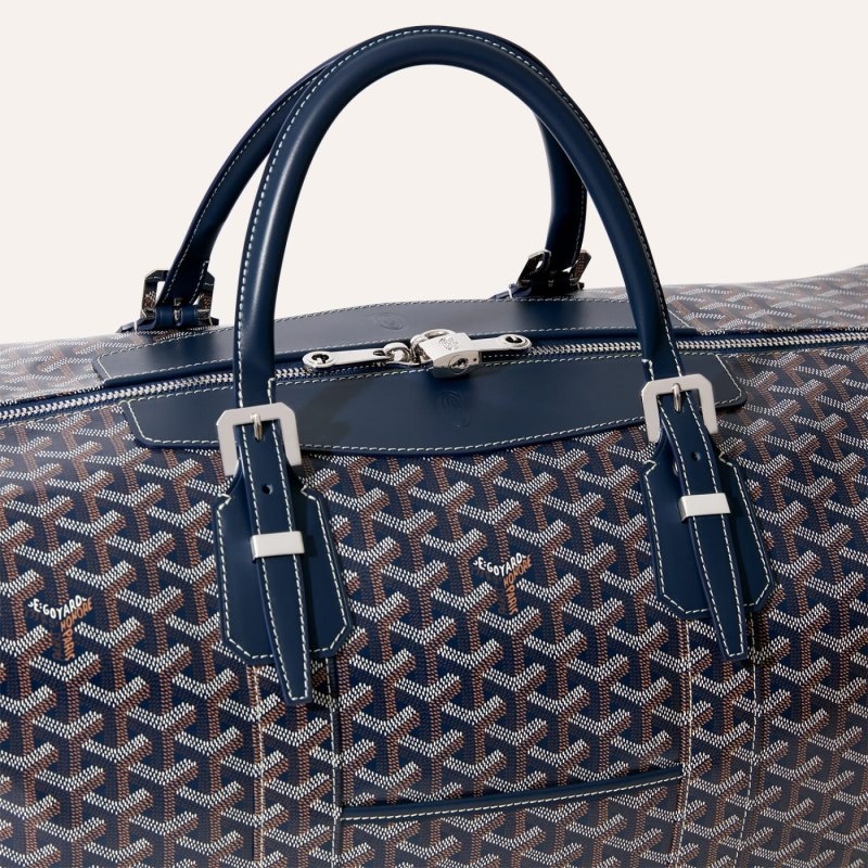 Goyard Bowling 55 bag Navy Blue | OUQQ9725