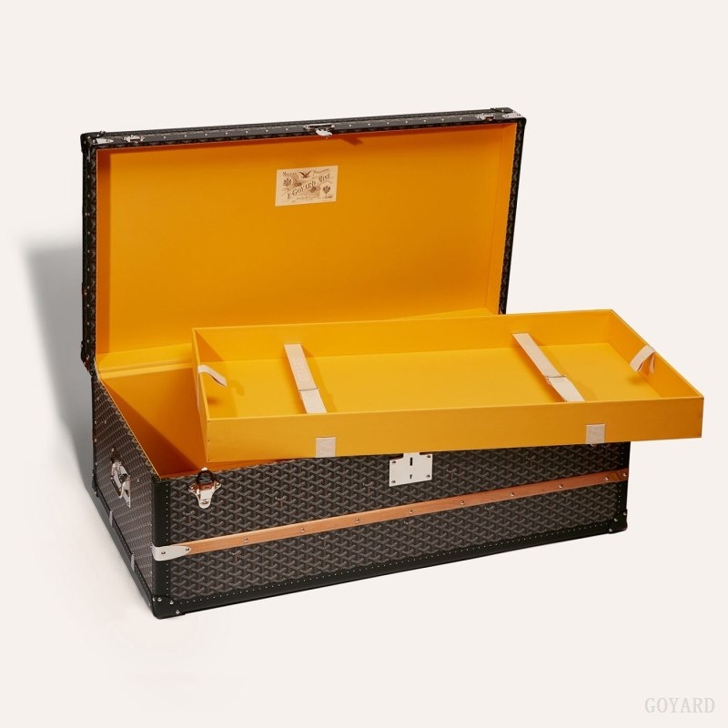 Goyard CABINE TRUNK Black | WRJW7890