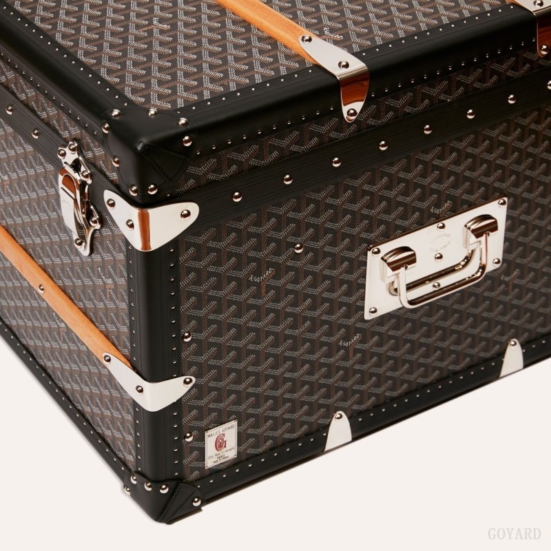 Goyard CABINE TRUNK Black | WRJW7890