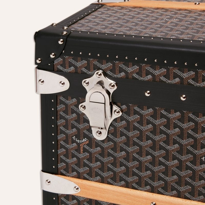 Goyard CABINE TRUNK Black | WRJW7890