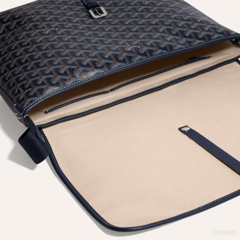 Goyard CAPETIEN MM MESSENGER BAG Navy Blue | QTDJ2851