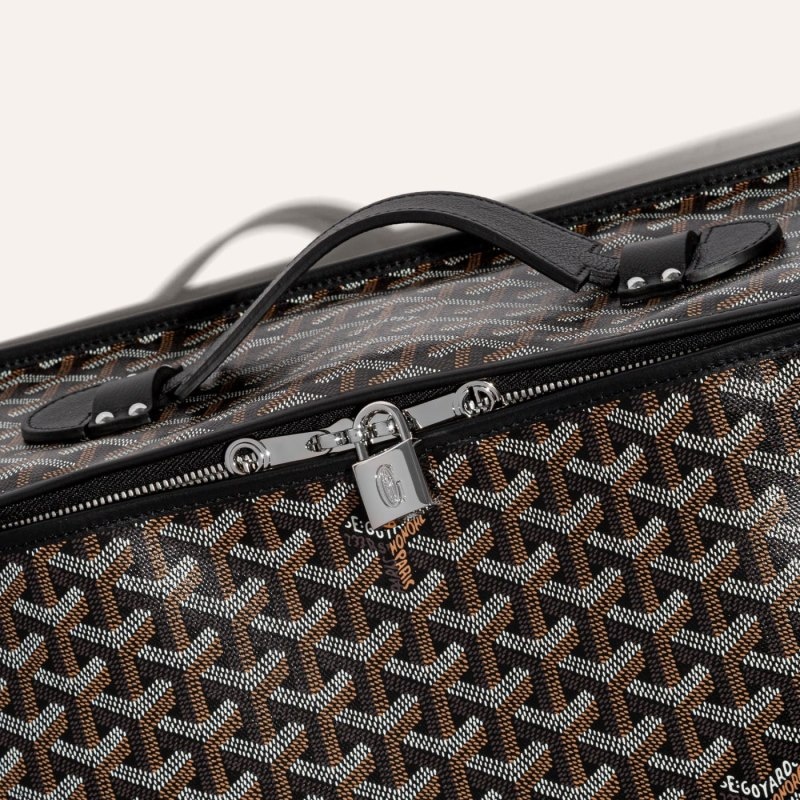 Goyard CARAVELLE 50 SUITCASE Black | NNJX6297