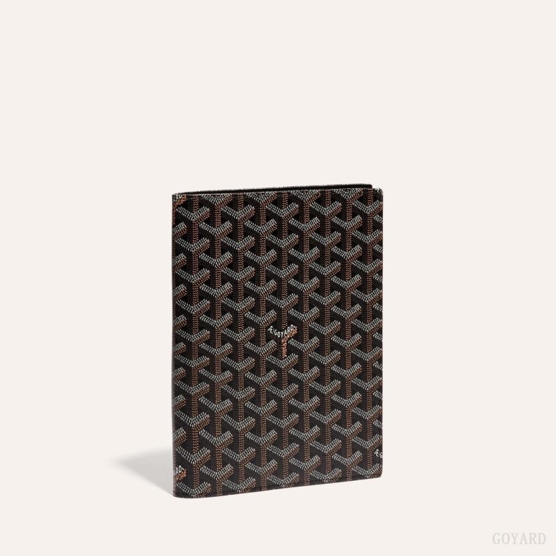 Goyard CASTIGLIONE DOCUMENT COVER Black | SAGW9538