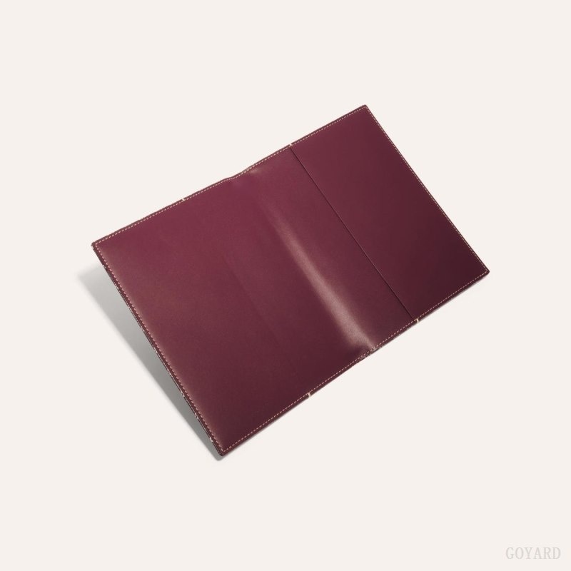 Goyard CASTIGLIONE DOCUMENT COVER Burgundy | XRWW8233