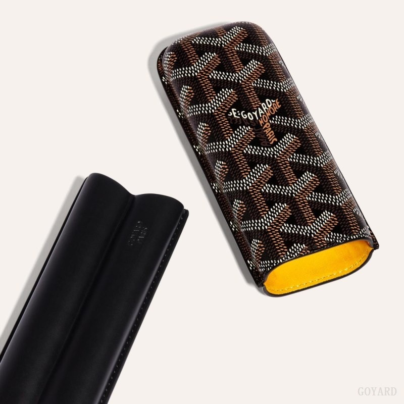 Goyard CHURCHILL 2 CIGAR CASE Black | VKSZ1118