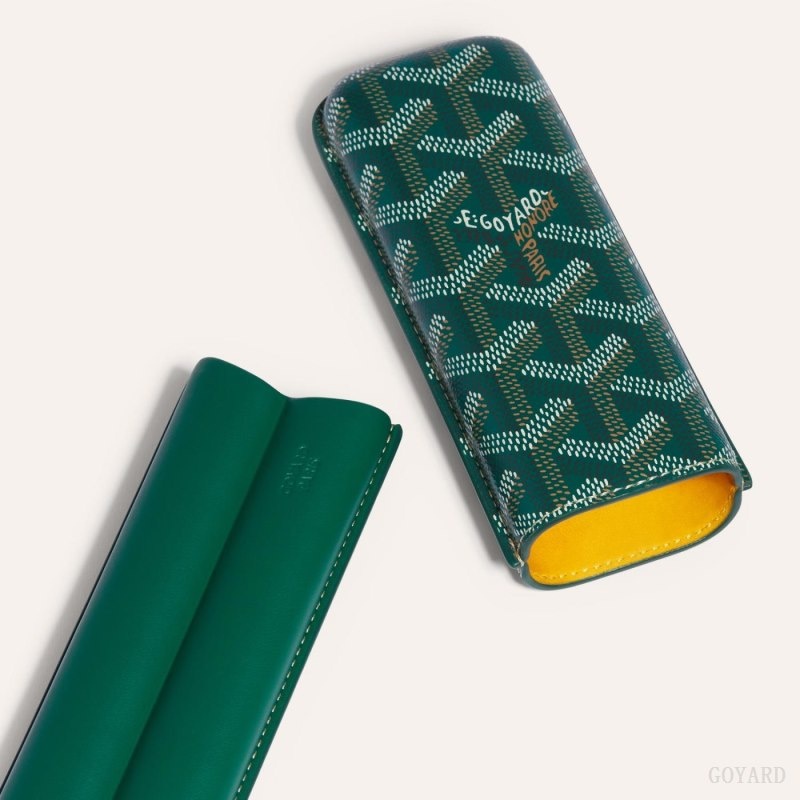 Goyard CHURCHILL 2 CIGAR CASE Green | MWTB3982