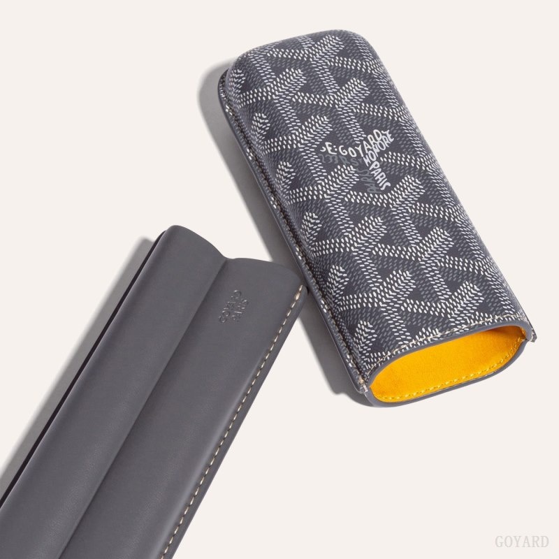 Goyard CHURCHILL 2 CIGAR CASE Grey | LFVE9980