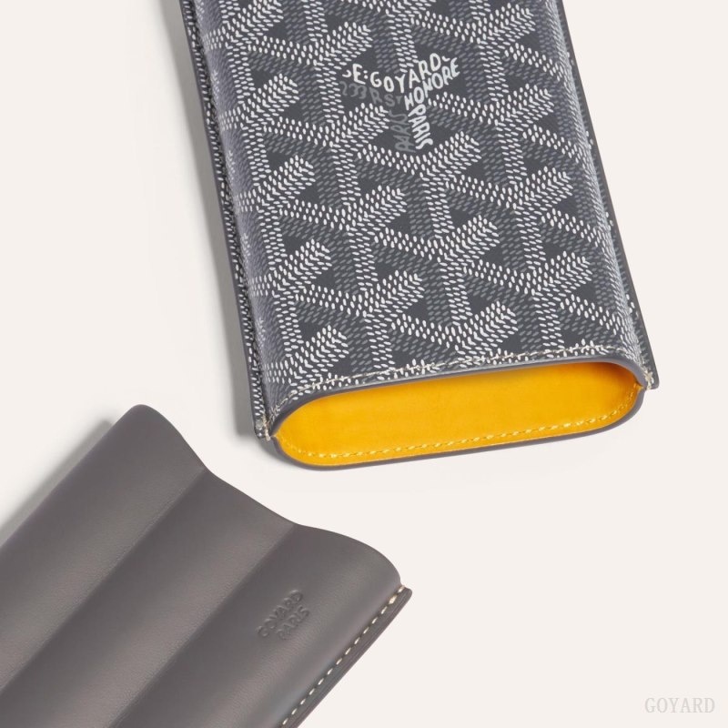 Goyard CHURCHILL 3 CIGAR CASE Grey | ENGI4416