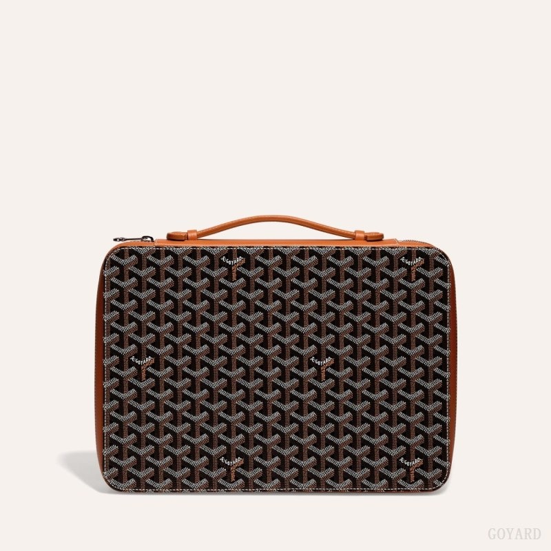 Goyard COMPAGNON UNIVERSEL A4 Black / Brown | MOER5515