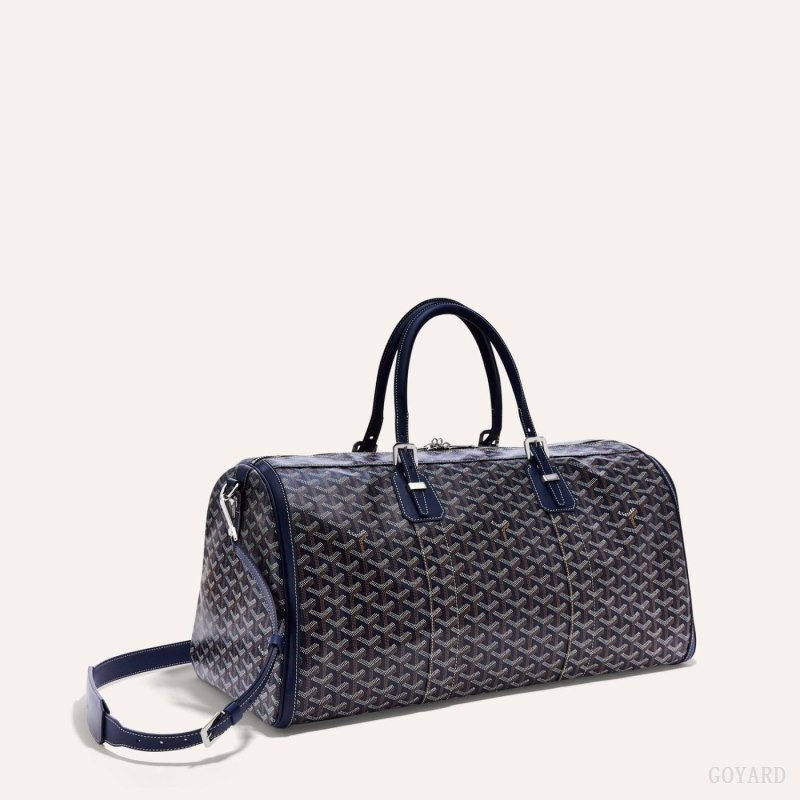 Goyard CUIR MM STRAP Navy Blue | ZHQR8782