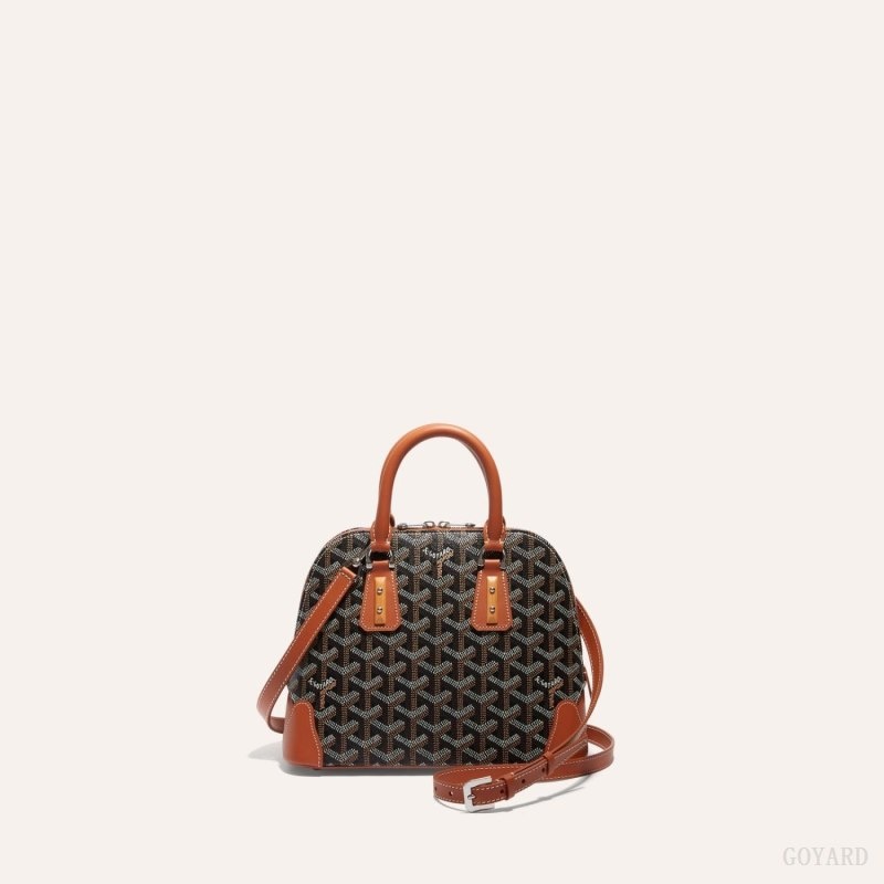 Goyard CUIR PM STRAP Black / Brown | WXVM0167