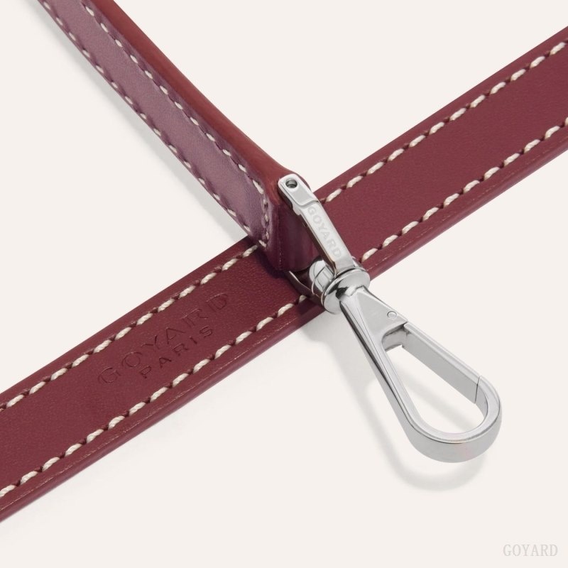 Goyard CUIR PM STRAP Burgundy | EODA5974